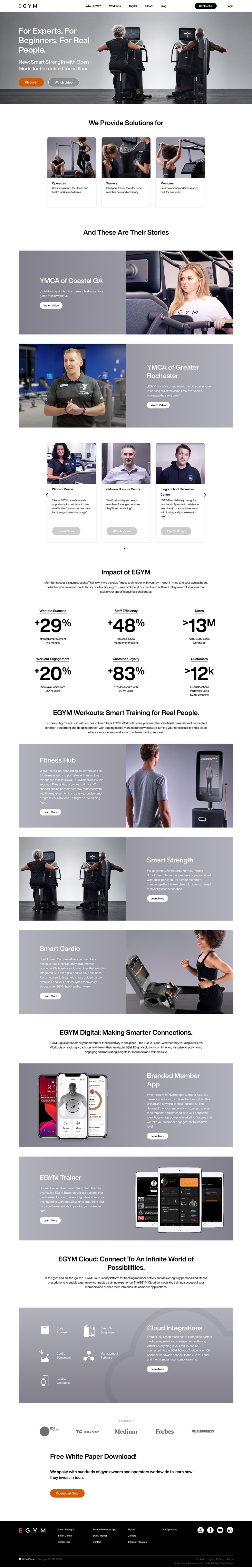 EGYM, Smart Gym Solutions